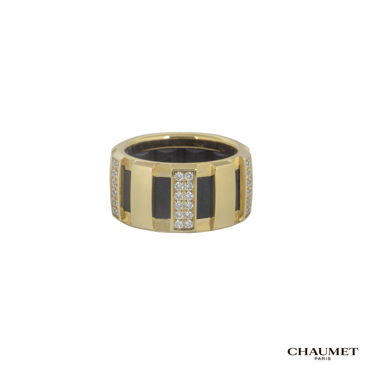Chaumet Yellow Gold Diamond Class One Ring